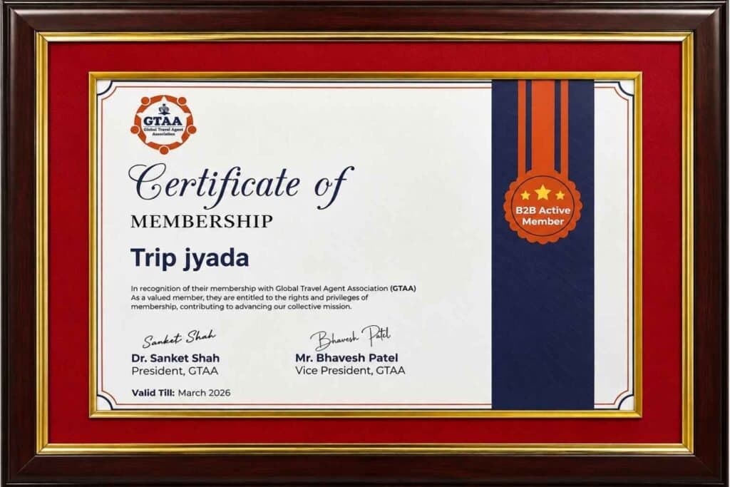 GTAA Certificate of Membership — B2B Active Member
