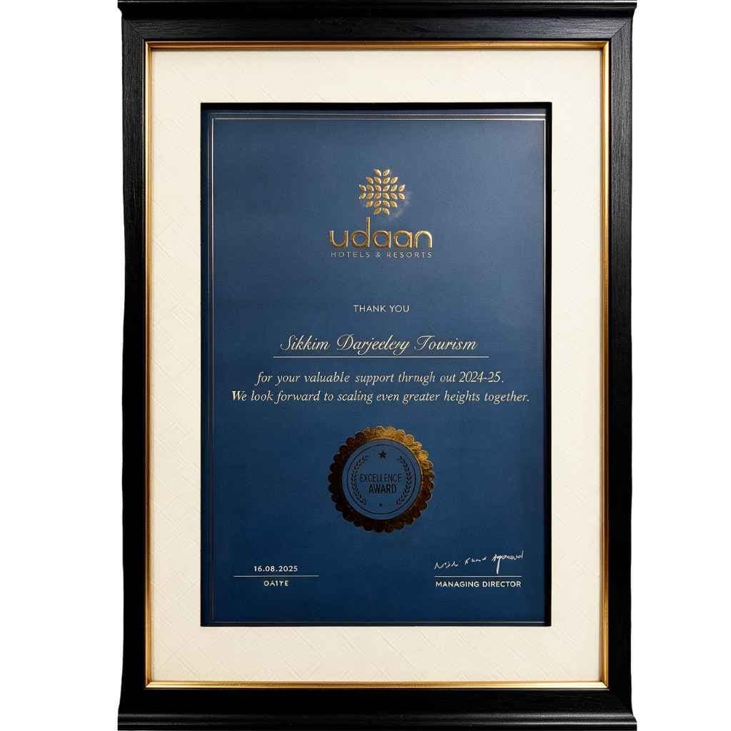 Udaan Hotels & Resorts — Excellence Award